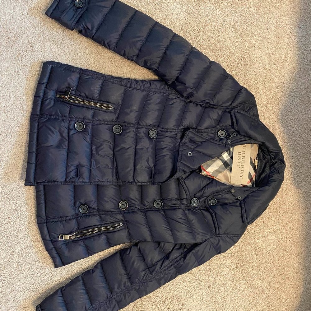 Burberry Down Jacket- Navy size Small